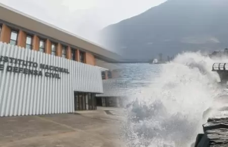 El INDECI report� el cierre de puertos en el litoral peruano.