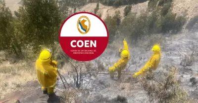 Ya no hay Incendios forestales activos en Per� de acuerdo a un reporte del COEN