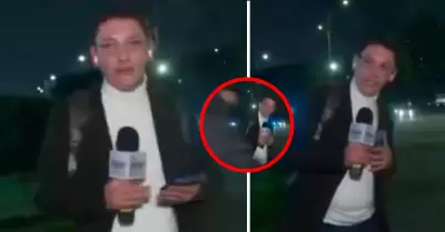 Periodista esquiv� dos intentos de robo.