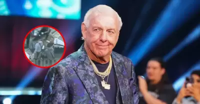 Ric Flair sufri� una aparatosa ca�da en Florida.