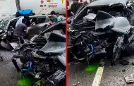 Dos fallecidos y seis heridos deja choque frontal en la Carretera Central, en Huarochirí