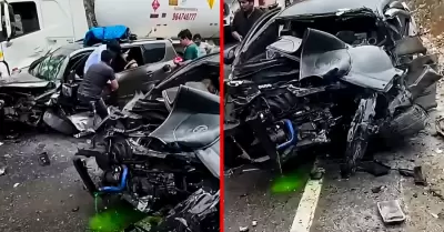 Accidente deja dos personas fallecidas