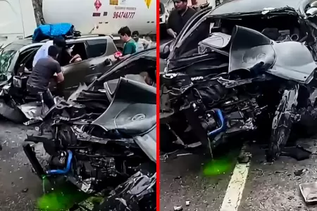 Accidente deja dos personas fallecidas