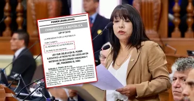Senadora pide rectificaci�n en la norma.