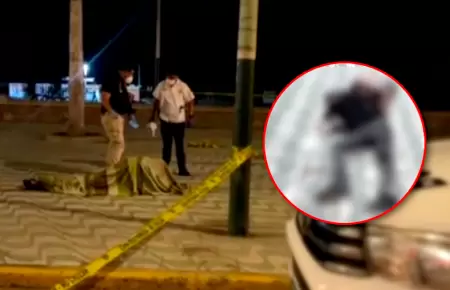 Hasta 17 casquillos de bala fueron hallados en el lugar.