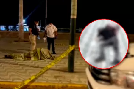 Hasta 17 casquillos de bala fueron hallados en el lugar.