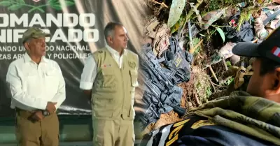 Autoridades presentaron resultados de recientes operativos.