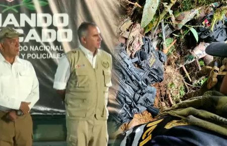 Autoridades presentaron resultados de recientes operativos.