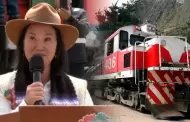 Keiko Fujimori anuncia continuidad del Tren Macho Huancayo-Huancavelica: "Tenemos que habilitar más de 120 km"