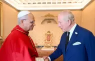Papa León XIV y el rey Carlos III intercambian títulos religiosos por primera vez en 500 años