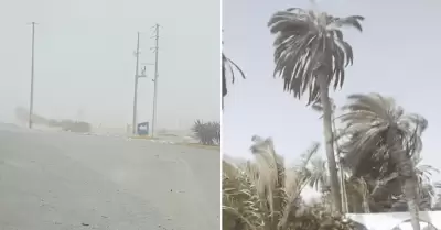 Fuertes vientos Paracas se registran en Pisco