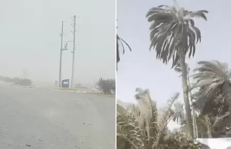 Fuertes vientos Paracas se registran en Pisco