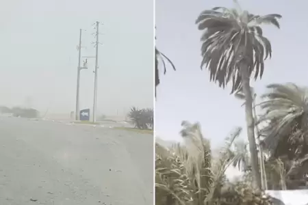 Fuertes vientos Paracas se registran en Pisco