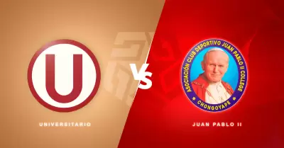 Universitario vs. Juan Pablo II se enfrentan por la fecha 13 del Clausura
