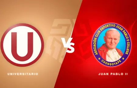 Universitario vs. Juan Pablo II se enfrentan por la fecha 13 del Clausura
