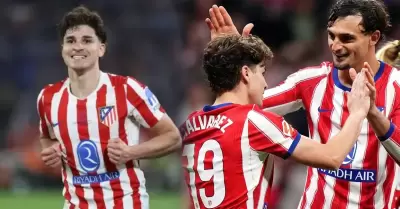 Juli�n �lvarez pide perd�n a la hinchada tras victoria del Atl�tico de Madrid.