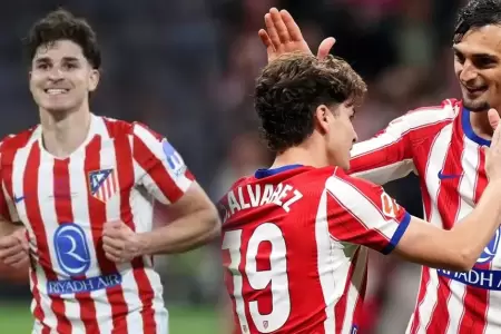 Juli�n �lvarez pide perd�n a la hinchada tras victoria del Atl�tico de Madrid.