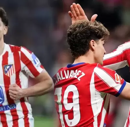 Juli�n �lvarez pide perd�n a la hinchada tras victoria del Atl�tico de Madrid.