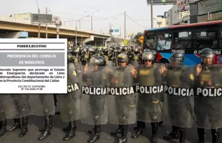 Lima y Callao seguir�n en estado emergencia por 60 d�as m�s