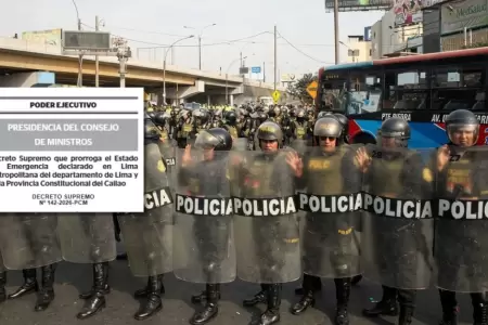 Lima y Callao seguir�n en estado emergencia por 60 d�as m�s