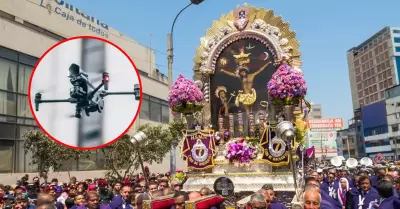 Drones y m�s de mil trabajadores resguardar�n procesi�n del 28 de octubre
