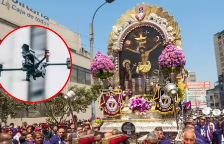 Drones y m�s de mil trabajadores resguardar�n procesi�n del 28 de octubre