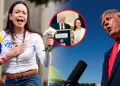 Donald Trump espera que Mar�a Corina Machado est� a salvo tras volver a Venezuela: "Es una mujer muy agradable"