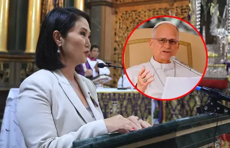 Mandataria dirigi� oraci�n por salud del Santo Padre.
