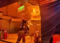 Incendio en Mesa Redonda consumi� cuatro puestos de una galer�a comercial en el Cercado de Lima