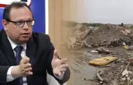 Ministro Vinelli pide a la población que no bote basura ni desmonte ante trabajos de descolmatación en ríos