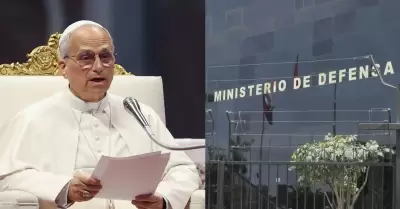 Mindef responde anuncio del papa Le�n XIV