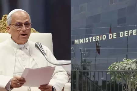 Mindef responde anuncio del papa Le�n XIV
