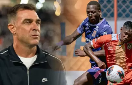 El DT de Alianza Lima pas� por un momento tenso.