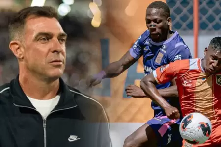El DT de Alianza Lima pas� por un momento tenso.
