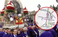 Señor de los Milagros: MML anuncia cierres y desvíos vehiculares para este miércoles 28 de octubre