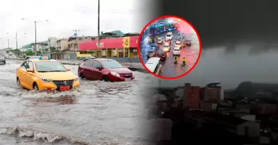 Fen�meno inund� hasta veinte puntos de la ciudad.