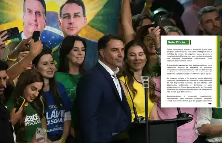 Partido Liberal de Brasil public� un comunicado reconociendo el triunfo de Lula
