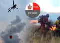 Incendios forestales: Midagri confirma la compra de 19 helibaldes y 500 trajes de protecci�n ante siniestros