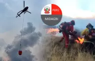 Incendios forestales: Midagri confirma la compra de 19 helibaldes y 500 trajes de protección ante siniestros
