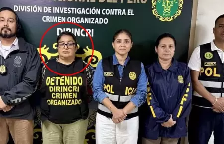 Polic�a captura a peruana solicitada por EE. UU.