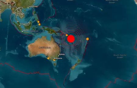 Fuerte SISMO de magnitud 5.8 sacude Vanuatu HOY