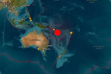 Fuerte SISMO de magnitud 5.8 sacude Vanuatu HOY