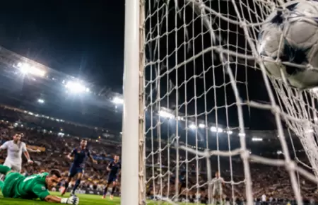 Partido de f�tbol de Champions
