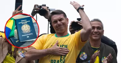 Brasil cancela los pasaportes de Fl�vio Bolsonaro y Argentina niega que haya ing