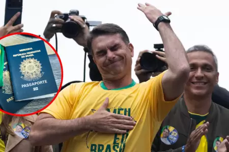 Brasil cancela los pasaportes de Fl�vio Bolsonaro y Argentina niega que haya ing