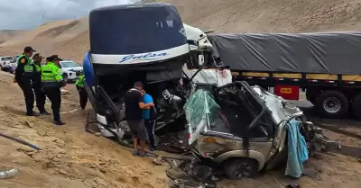 Emergencia vial en Arequipa.