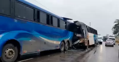 Cu�druple choque se registr� en Piura.