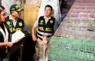 Megaoperativo contra "Los Orientales": detienen a 12 presuntos integrantes y hallan billetes falsos por S/300 mil y US$ 3 mil