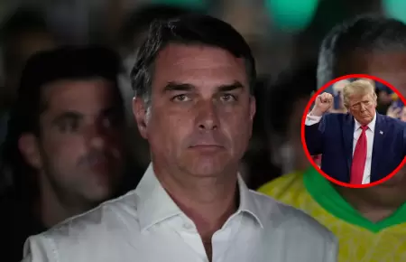 Estados Unidos entregar� visa a Fl�vio Bolsonaro y su familia.