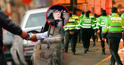 Efectivos exig�an pagos a intervenidos.